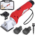 DUCKBOY Cordless Horse Clipper, Rechargeable Battery Powered Animals Shears Grooming Tools for Shaving Fur Wool Tool, Large Livestocks, Llamas, Cattle, Alpacas, Thick Coat Animals Trimmer