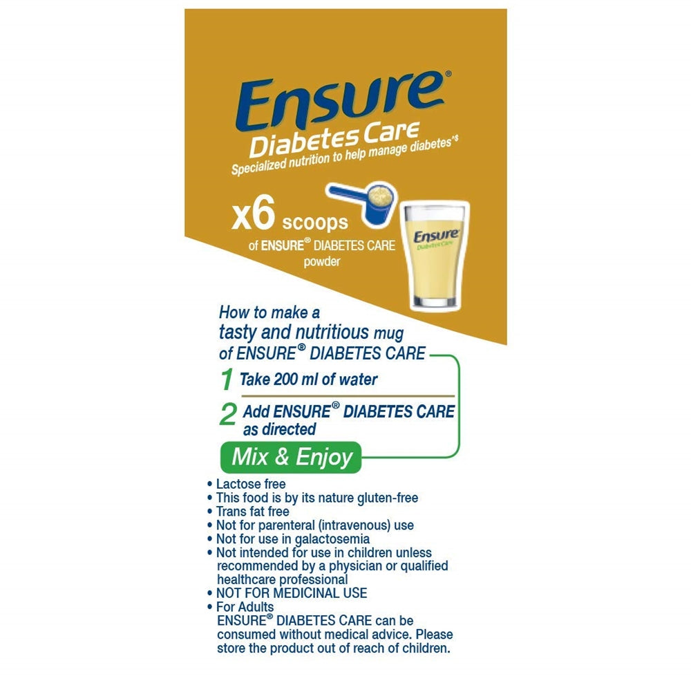 Ensure Diabetes Care Powder Vanilla Flavour - Sugar Free Health Drink