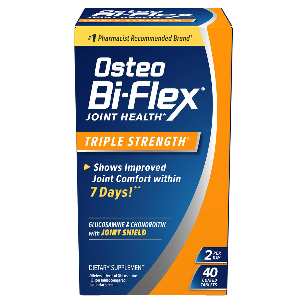 Osteo Bi-Flex Advanced Triple Strength Joint Health Supplement - 40 Tablets with Glucosamine, Chondroitin & MSM