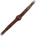 Exion Designer Anatomic Snap Over Lay Girth | Comfortable Leather Horse Girth for English Saddles | Jumping & Riding