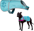 Dog Reflective Vest – Hi-Vis Fluorescent Visibility That Helps to Safeguard Your Pet On/Off Leash in Urban & Rural Areas (Teal, X-Large)