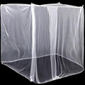4 Corners Mosquito Net for Mosquiteros para Camas Bed Canopies Netting Bed Drapes Rectangular Mosquito Mesh for Camping Home Outdoor Travel (White,L75 X W59 X H67 Inch,Opening)