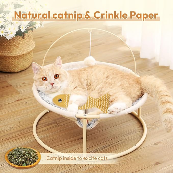 2 Pcs Catnip Toys Fish, Self Play, Cat Toys for Indoor Cats and Kitten, Catnip Cat Toy, Interactive Kitten Exercise Kicker Toys for Indoor Cats 7.8 Inches for All Breeds