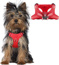 Dog Harness Step in Dog Vest Harness, Reflective Adjustable Puppy No Pull Harness Breathable Soft for Small and Medium Dogs Cats, Red, XXS