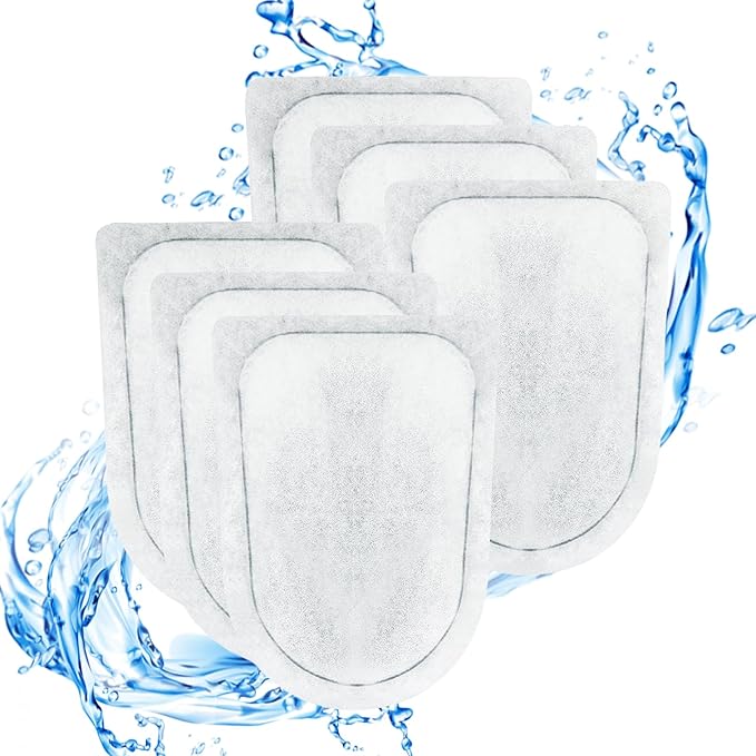 6 Pack Large Replacement Fish Filter Cartridges Aquariums,Carbon Filter Cartridges Compatible with Whisper EX30 EX45 EX70 Filters
