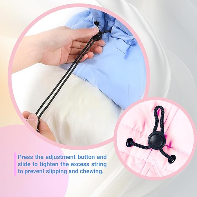 Cat Recovery Collar, Soft Adjustable Cone for Cats and Kittens, Lightweight Waterproof Elizabethan Collar for After-Surgery Care, Prevent Licking and Scratching, Neck Protector for Pets（Pink,S）