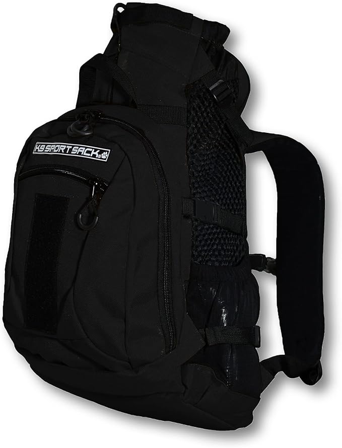 K9 Sport Sack | Adjustable Dog Carrier Backpack (Medium, Plus 2 - Jet Black)