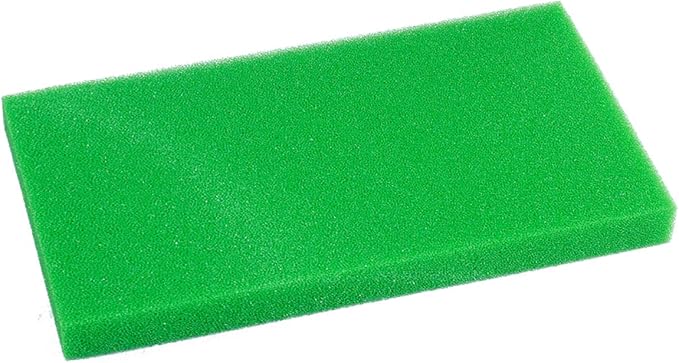 AQUANEAT Aquarium Filter Sponge Open Cell Foam Sheet Bio Sponge Filter Media Pad HMF Fish Tank Sump Divider (23" Lx 12.25" W x 2" H, Green)