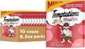 Temptations MixUps Backyard Cookout Flavor Crunchy and Soft Cat Treats, 6.3 oz. Pouch (Pack of 10)