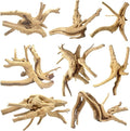 Natural Small Spiderwood Driftwood for Aquarium Decor Rptile Fish Tank Decoration Assort Branch 4-7'' 8 Pcs