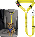 BWOGUE Pet Dog Cat Seat Belts, Car Headrest Restraint Adjustable Safety Leads Vehicle Seatbelt Harness (1 Pack)