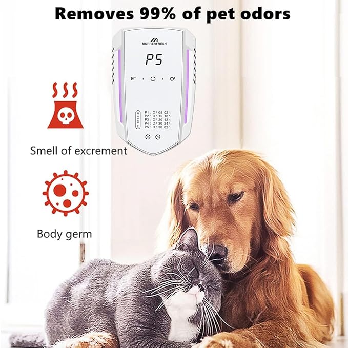 Cat Litter Deodorizer 99% Pets Poof Odor Eliminator White for Home Pets Litter Box Room Toilet Garage