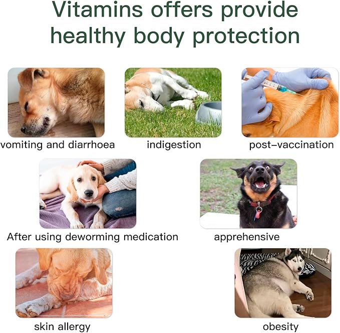 Dog Vitamins and Supplements, Senior & Puppy Multivitamin for Dogs Support with Glucosamine Chondroitin Omega Probiotics - Dog Multivitamins Chewable for Hip & Joint, Skin, Immune - (Chicken 120 Ct)