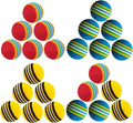 24 Pcs Colorful Soft Foam Rainbow Play Balls for Pet Dog and Cat (42cm) Ethylene Vinyl Acetate