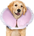 CuteBone Inflatable Dog Cone Alternative for Large Dogs After Surgery-Double Adjustable Neck Range P23SO00101XL