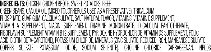 Nature's Recipe Grain Free Chicken & Beef Recipe in Savory Broth Wet Dog Food, 2.75 oz. Cup, 12 Count