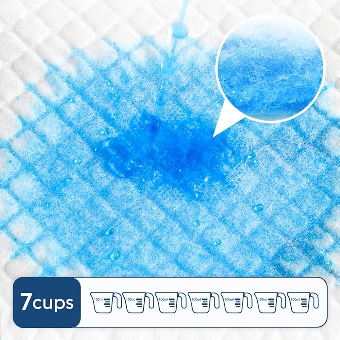 50 Count 28” x 34” XL Disposable Dog Pee Pads, Super Absorbent Leakproof Quick Drying Puppy Pee Pads for Dogs, Extra Large Disposable Dog Training Pads