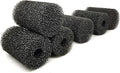 6X Pre-Filter Sponge for Aquarium Shrimp Fry Fish Tank Filter Pump Prefilter Sponge Replacement Foam Cover 2.4 X 1.4 Inch with 0.4" Hole Diameter