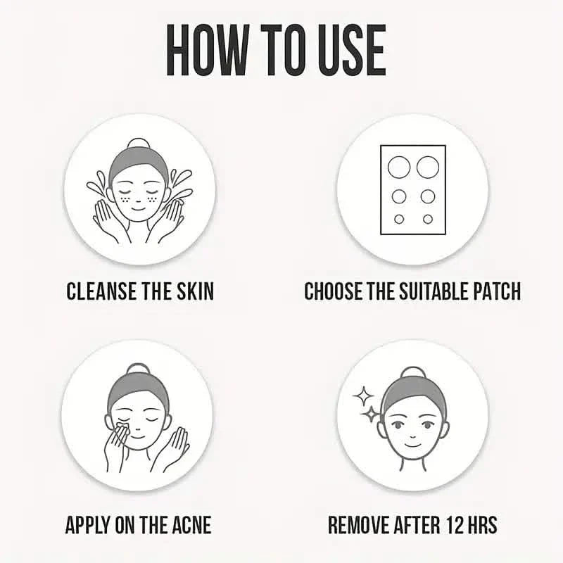 720 Count Hydrocolloid Acne Patches, Blemishes Pimples Covering Patch