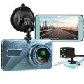 720P Dual Dash Car Camera Recorder with Motion Detection Light