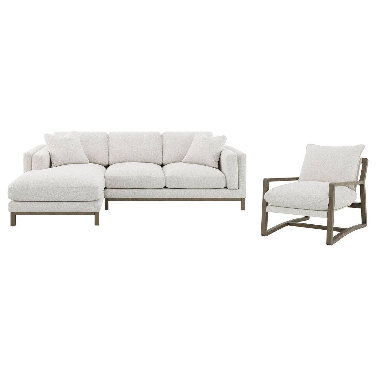 O'Brien - Sectional Sofa With Left Chaise - Sand