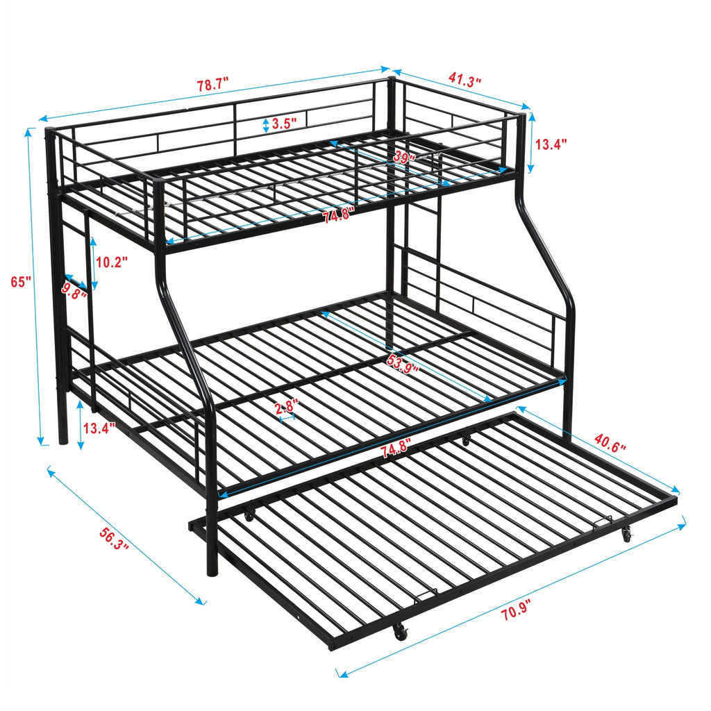 Modern Metal Bunk Bed