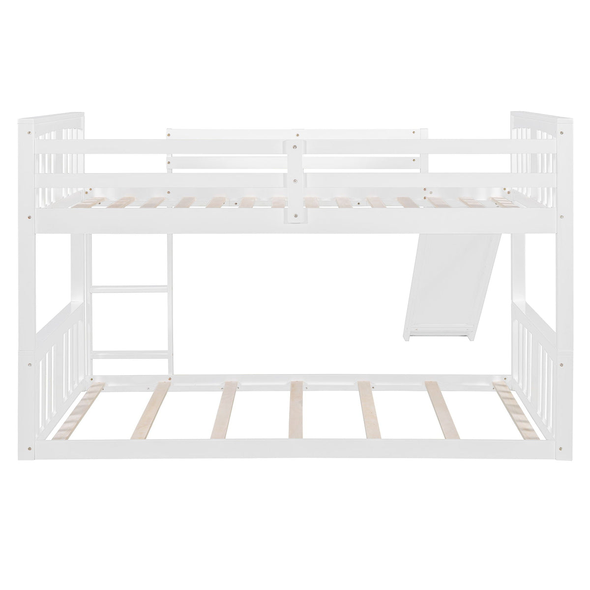 Bunk Bed With Convertible Ladder And Slide