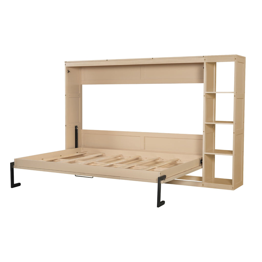 Murphy Bed With Bookshelf And Storage