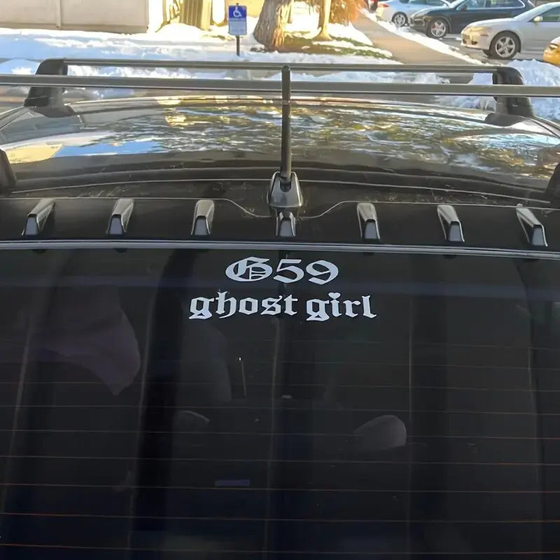 "Ghost Girl" Sticker, Suitable for Windows, Cars, Trucks, Toolboxes, Laptops, Macbooks, for Almost Any Hard, Smooth Surface