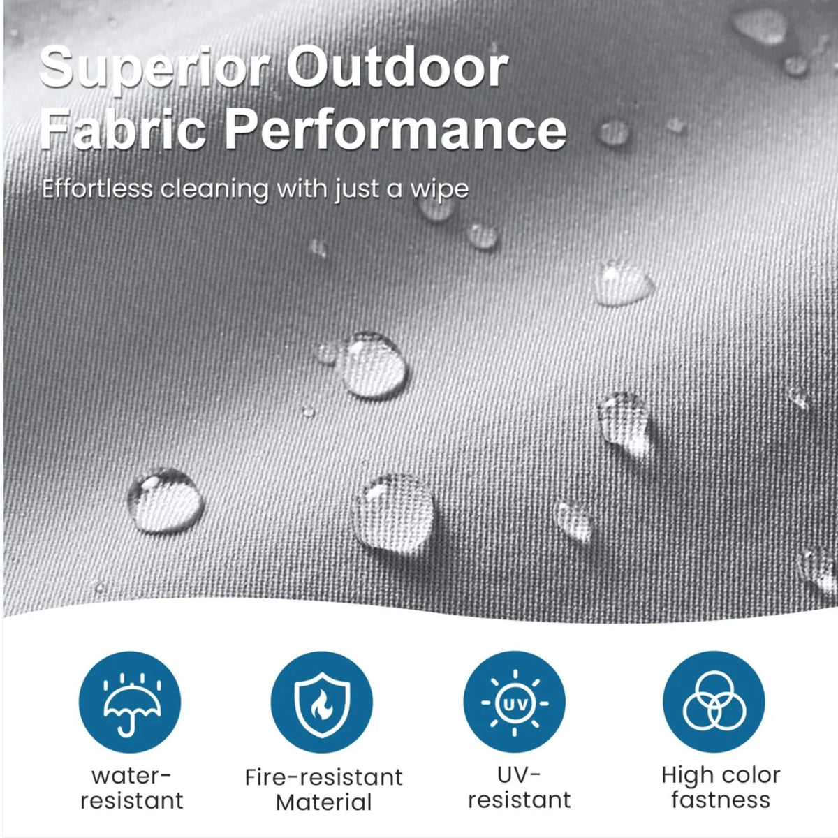 All-Weather Loveseat Sofa With Thick Cushions