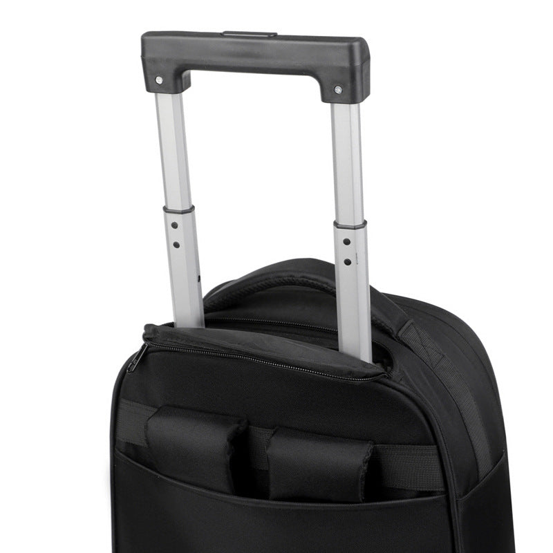 Airbag Multifunctional Expandable Trolley Backpack Men
