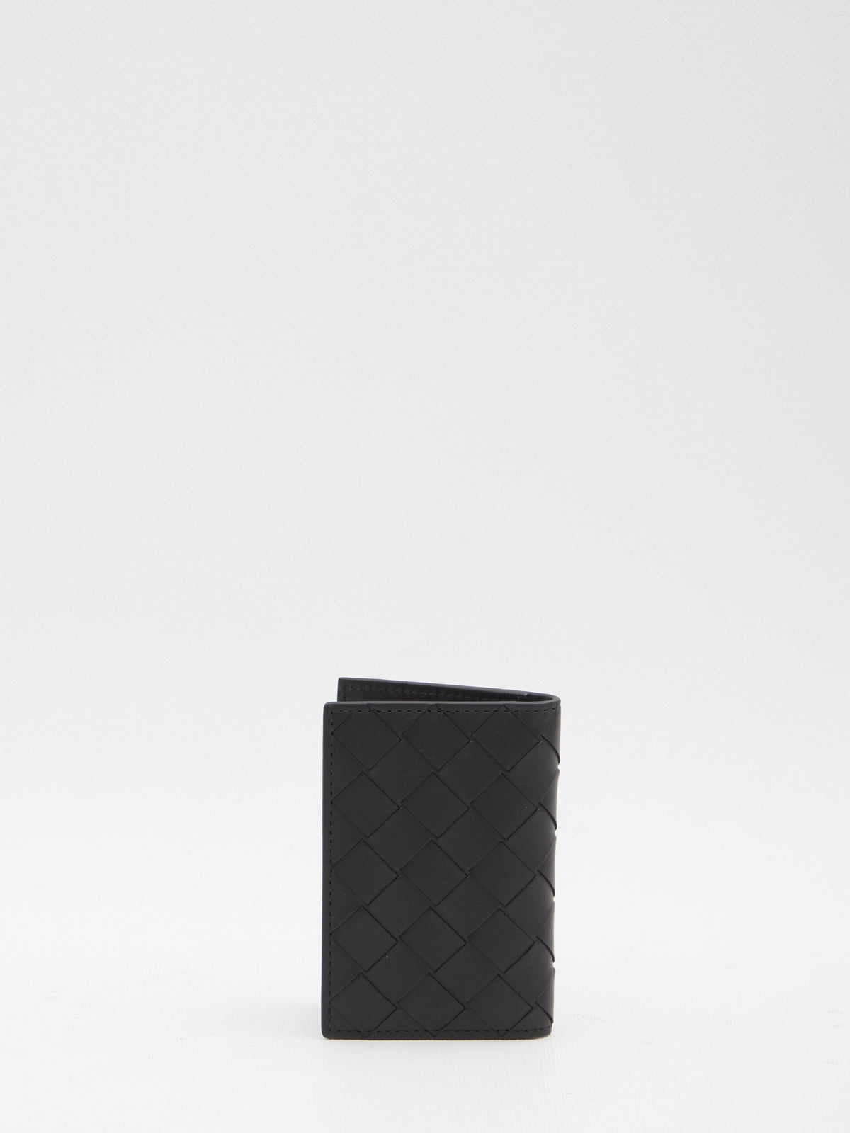 BOTTEGA VENETA Mini Intrecciato Card Holder with Flap - FW25