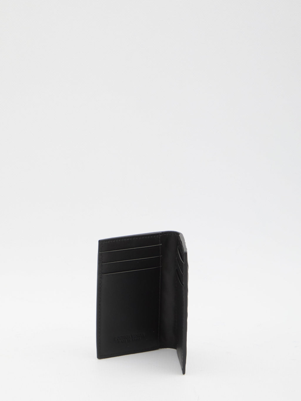 BOTTEGA VENETA Mini Intrecciato Card Holder with Flap - FW25