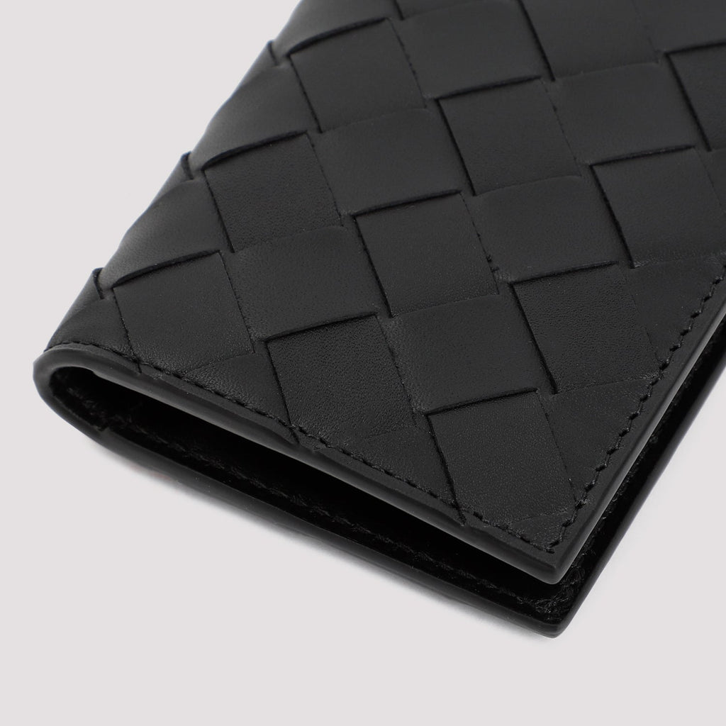 BOTTEGA VENETA Mini Intrecciato Card Holder with Flap - FW25