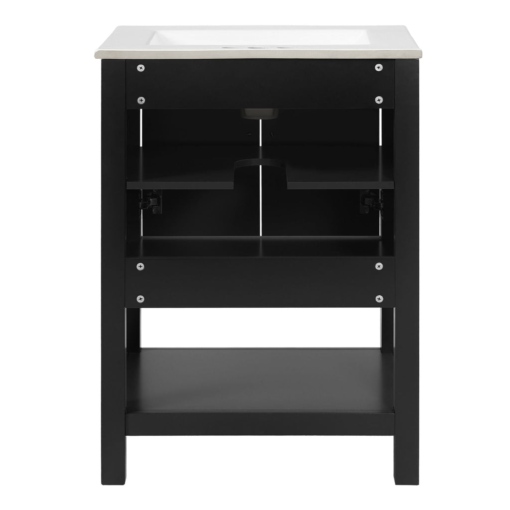 Modern Bathroom Vanity With Elegant Twill Design