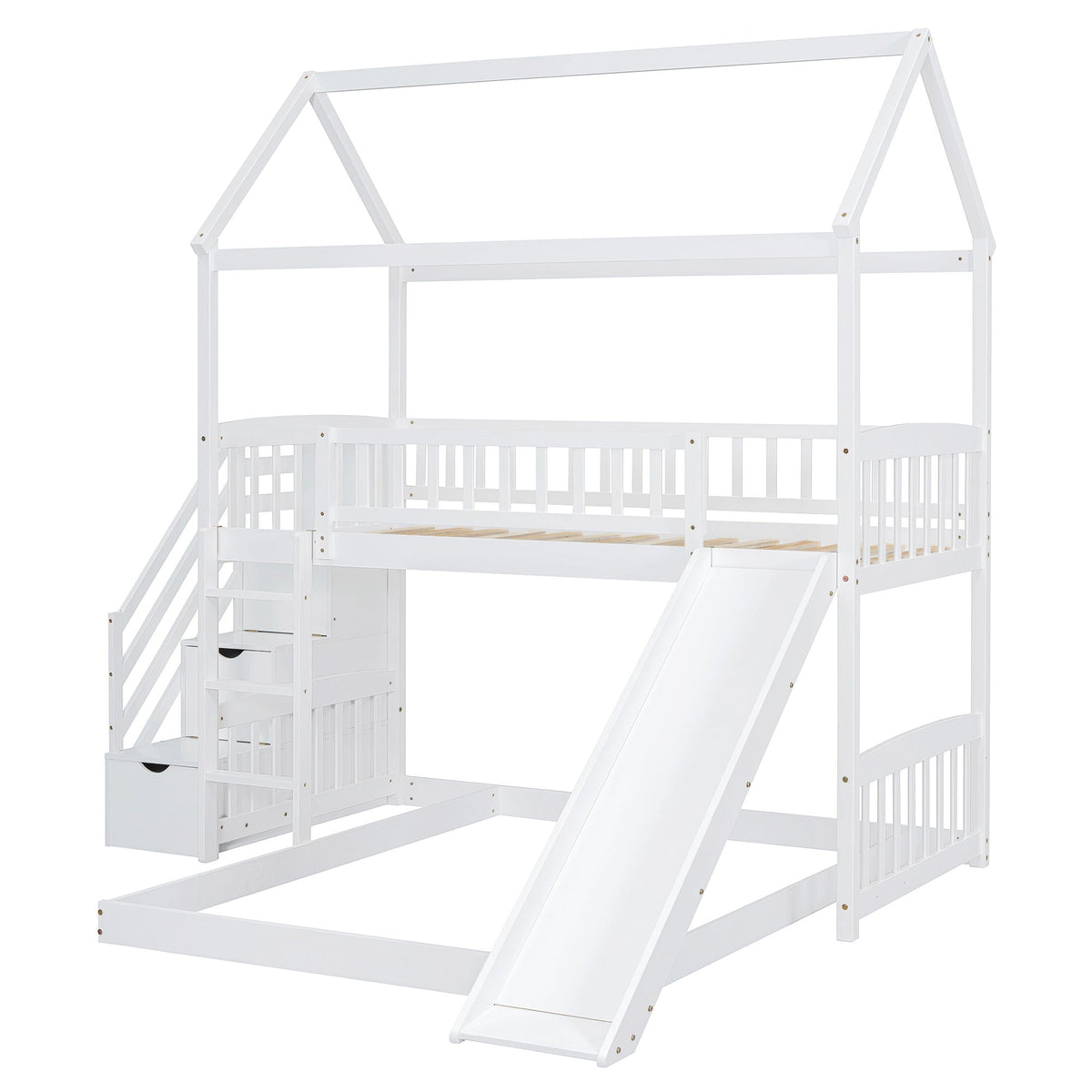 House Bunk Bed With Slide