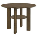 Crispin - Round Counter Height Dining Table - Brown