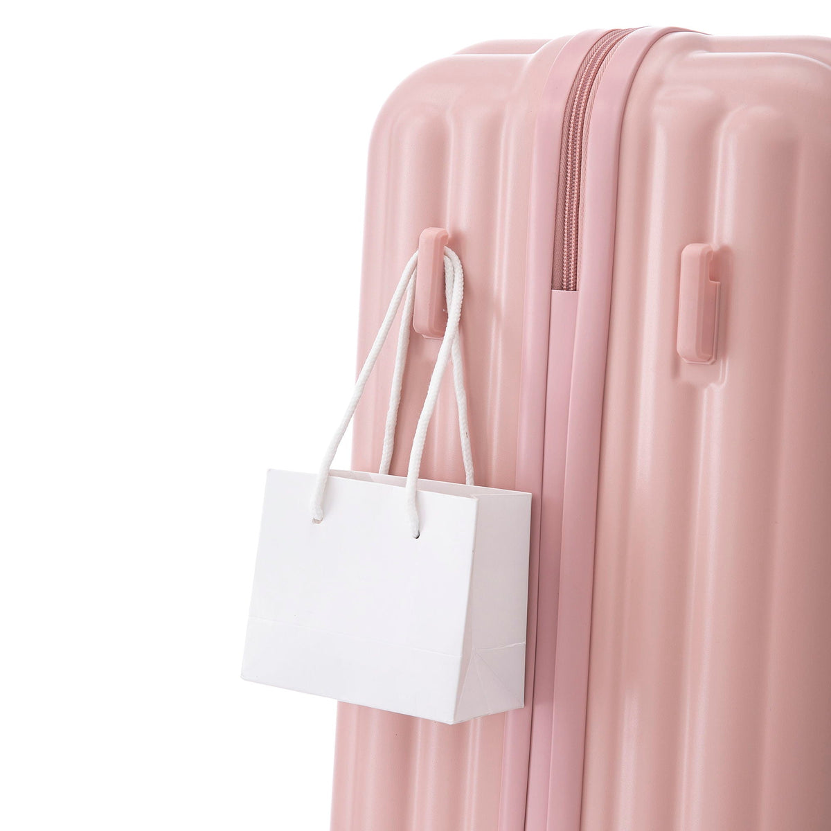 20" / 24" / 28" 3 Pieces / Set Spinner Wheel Luggage, Carry On Suitcase, With Cup Holder & USB Port & Phone Holder