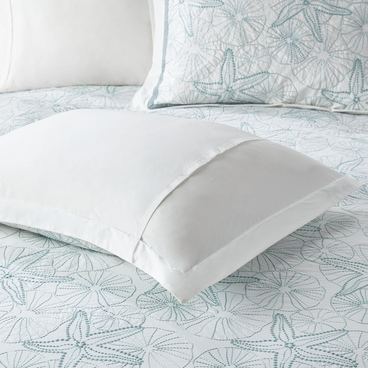 Duvet Cover Mini Set White Full/Queen