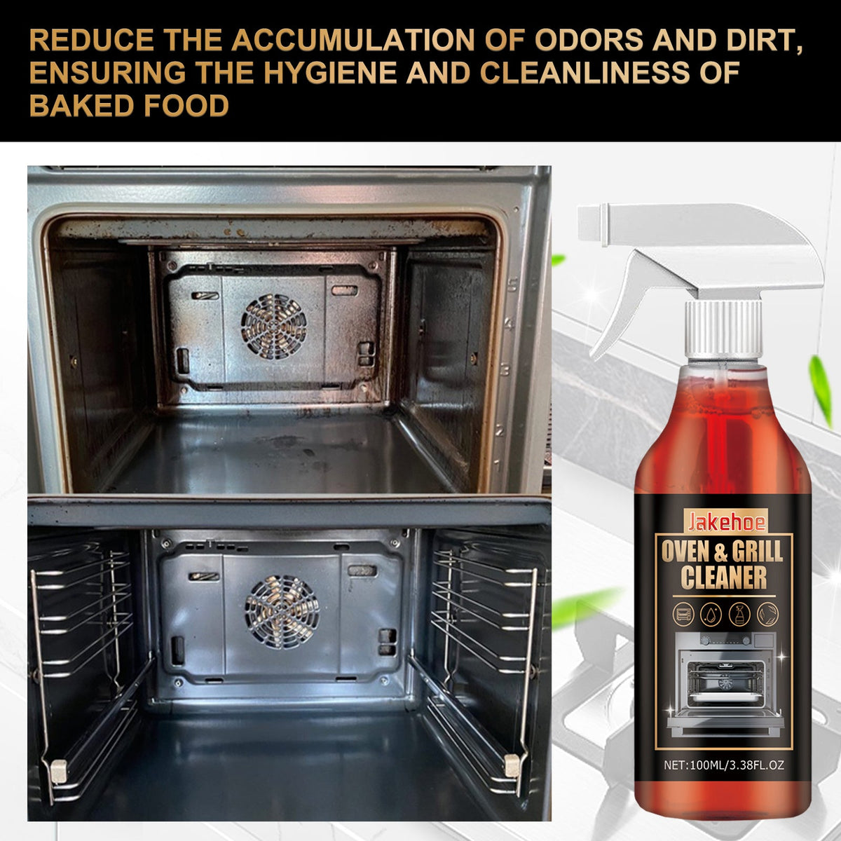Oven & Grill Cleaner, Oven Grill Special Decontamination, Deodorization, Odor, Odor And Oil Remover