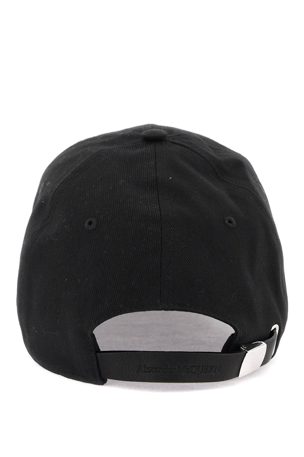 ALEXANDER MCQUEEN Cotton Varsity Skull Baseball Cap