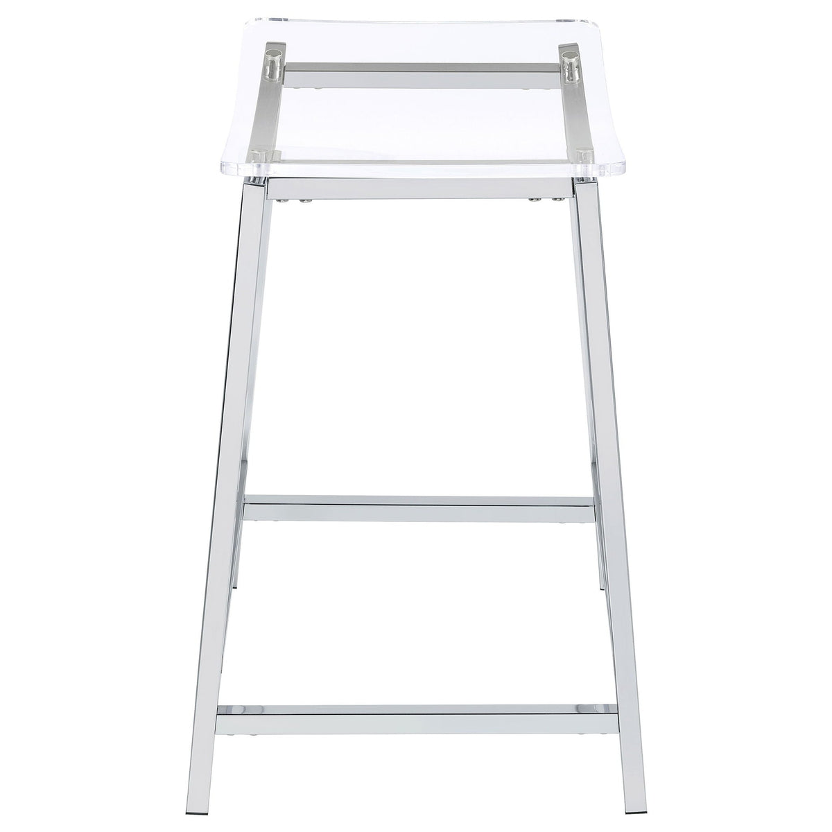 Staten - Backless Counter Stool (Set of 2) - Chrome