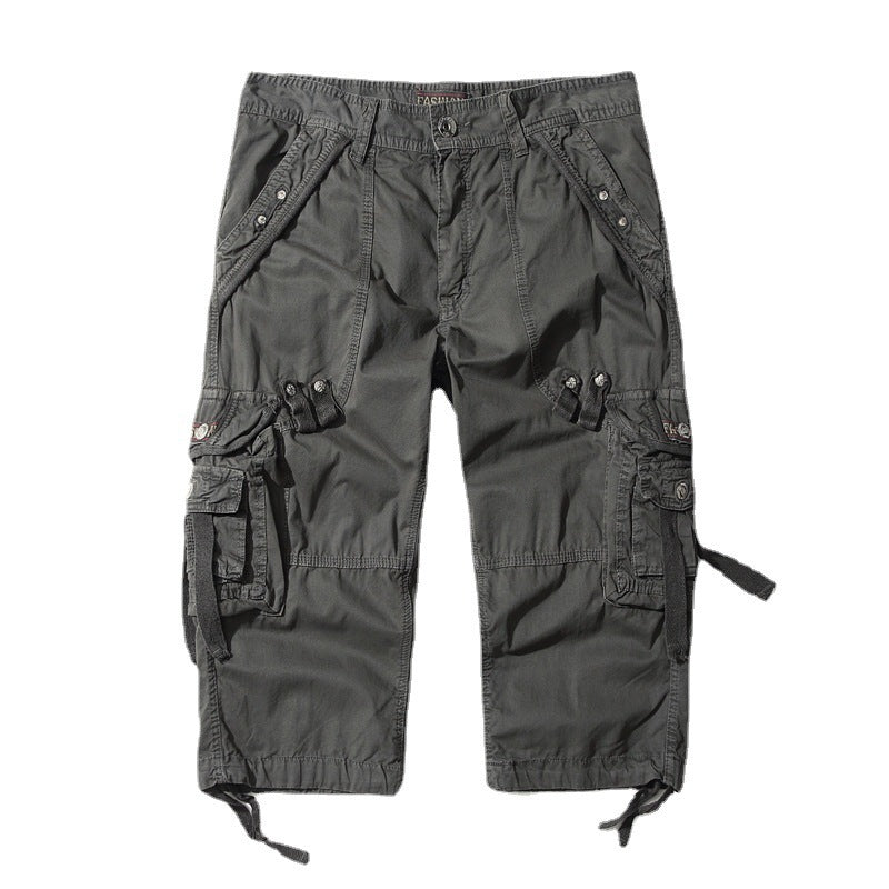 Cargo Shorts Loose Multi-pocket Pants Beach Pants