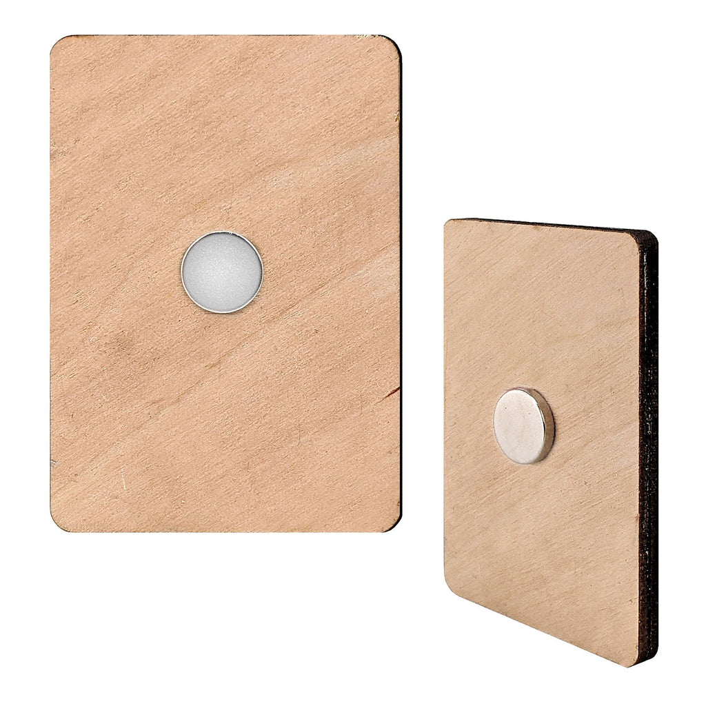Patriotic Gnome Refrigerator Eco Wood Magnets Set of 3