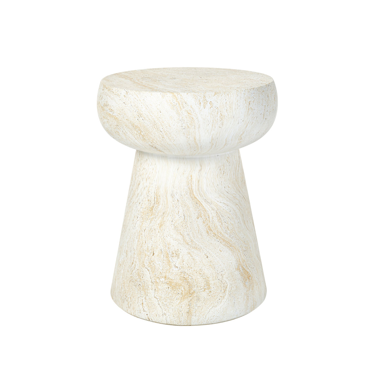 U_Style Mushroom-Shaped Outdoor Concrete Side Table