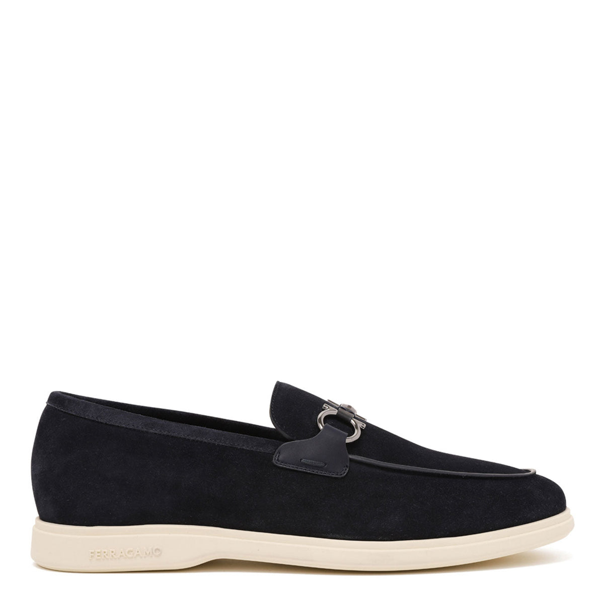 Ferragamo Men's 100% Leather Flat Shoes