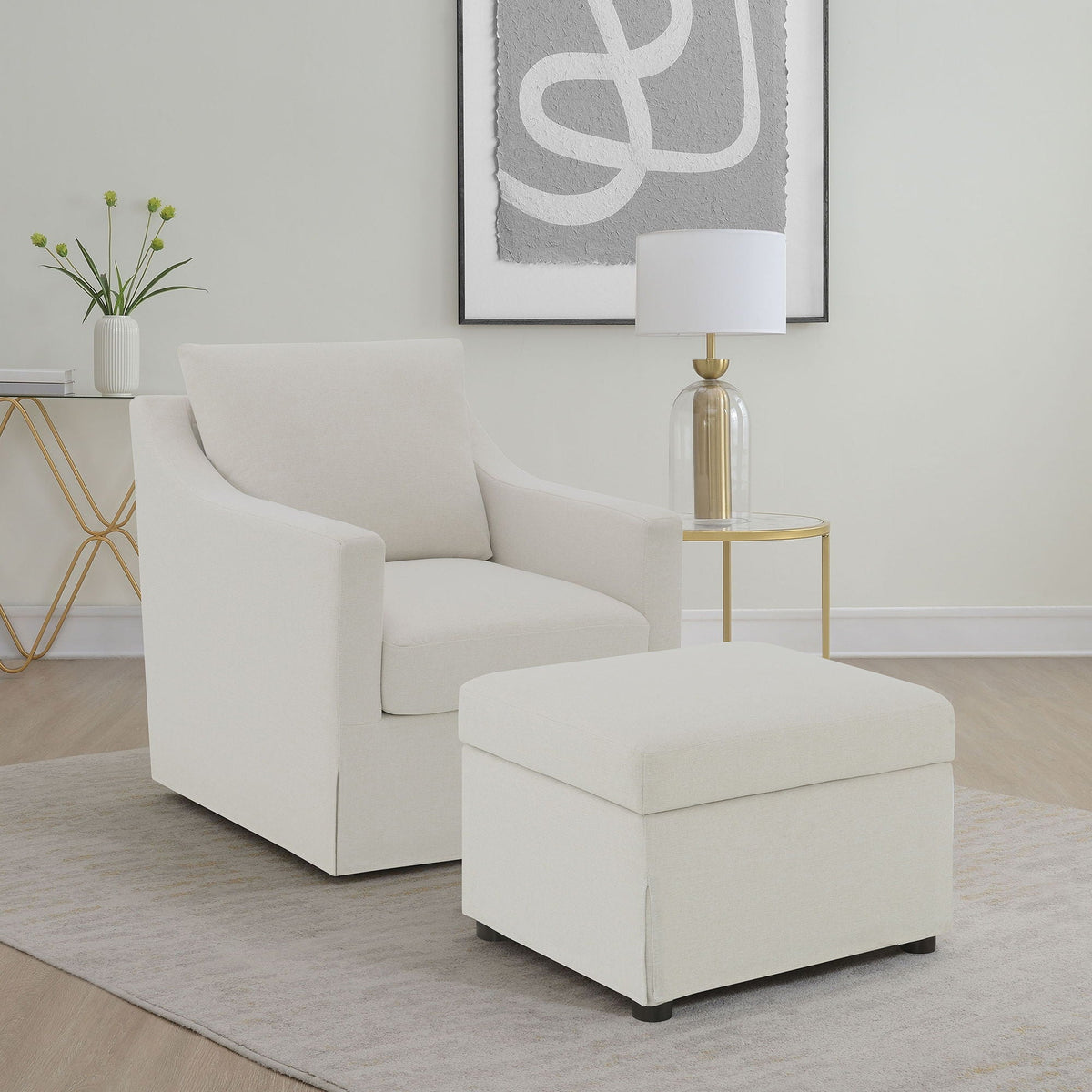 Merced - Lift Top Storage Ottoman