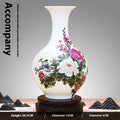 Jingdezhen Ceramics Chinese Style Vase with Base