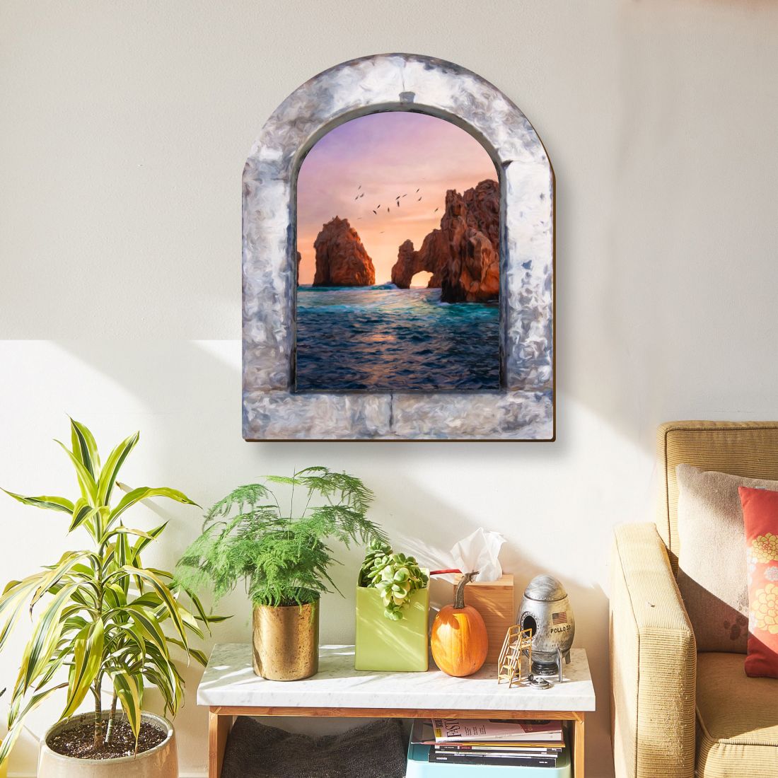 Sunset Serenity Wall Door Hanger by G. DeBrekht - Coastal Sea-Life Decor - 8491001W