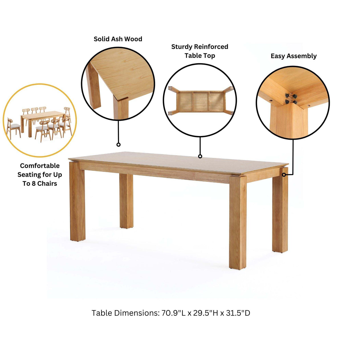 Rockaway Dining Table